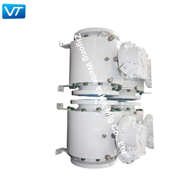 API 6D Elektrische Actuator de TapKogelklep A350 van het Kogelklep Gesmede Staal